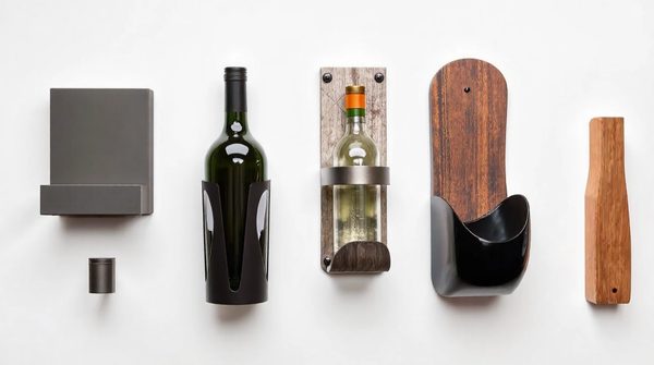 Découvrez 5 porte bouteilles muraux pour allier design et fonctionnalité